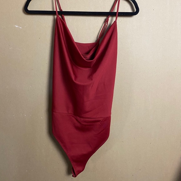 SOCIALITE Ruby Red Bodysuit - Picture 3 of 6